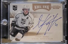 2011-12 Panini Contenders NHL Ink Gold Kopitar #22 20/25 DOUBLE AUTO!!!!