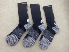 3 Pairs Bombas Honeycomb Men All-Purpose Performance Size XL Black Calf Socks