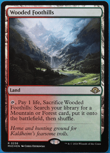 Wooded Foothills FOIL Modern Horizons 3 NM Land Rare CARD (507405) ABUGames - Picture 1 of 2