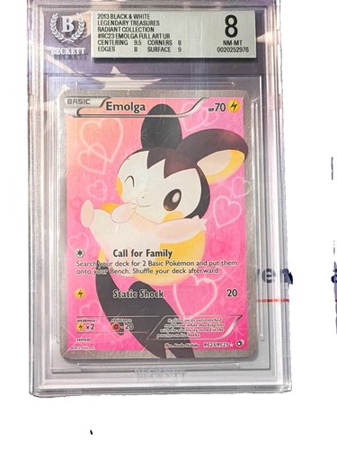 Emolga graded BGS 8 for sale on eBay