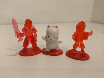 3 Final Fantasy Coca Cola Figuren (Seifer Crystal, Mog, Laguna Crystal)