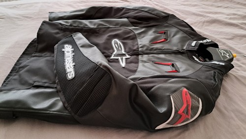 Black Textile Alpinestars Motorcycle Jacket XXL - Picture 5 of 8