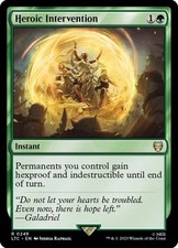MTG - Heroic Intervention - Lord of the Rings Commander - Magic the Gathering