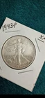 1943-P 50C Walking Liberty Half Dollar. 90% Silver.   ￼