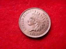 1899 INDIAN HEAD CENT SUPERIOR RED BU CENT!!   #177
