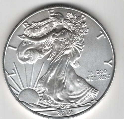 2019 WALKING LIBERTY AMERICAN EAGLE .999 FINE SILVER DOLLAR COIN 1oz. $1 USA