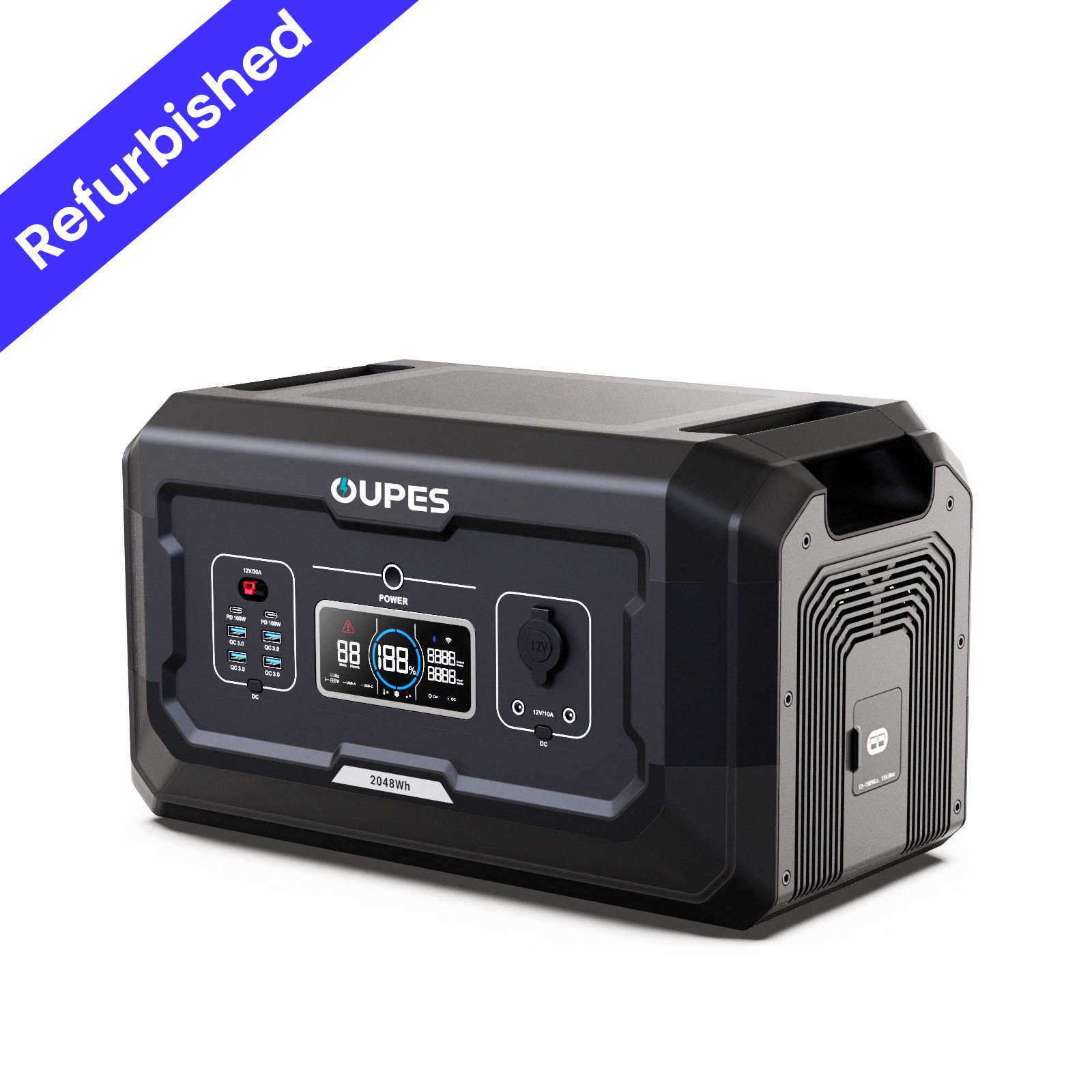 OUPES B2 Extra 2048Wh Battery for Power Station Mega 1/2/3 Solar Generator