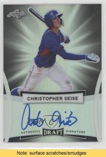 2017 Leaf Metal Draft Black 6/7 Chris Seise Christopher #BA-CS1 Auto READ s5j