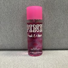 VICTORIA  S SECRET PINK FRESH  CLEAN FRAGRANCE BODY MIST SPRAY SPLASH 8.4 oz