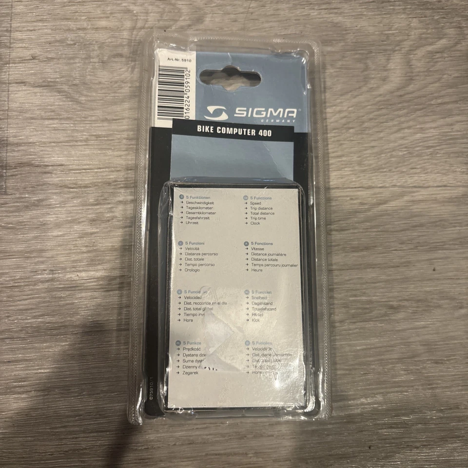 Sigma Sport Bike Computer 400 For Biking Sports Made In Germany Brand New Sealed - Image 2 of 4