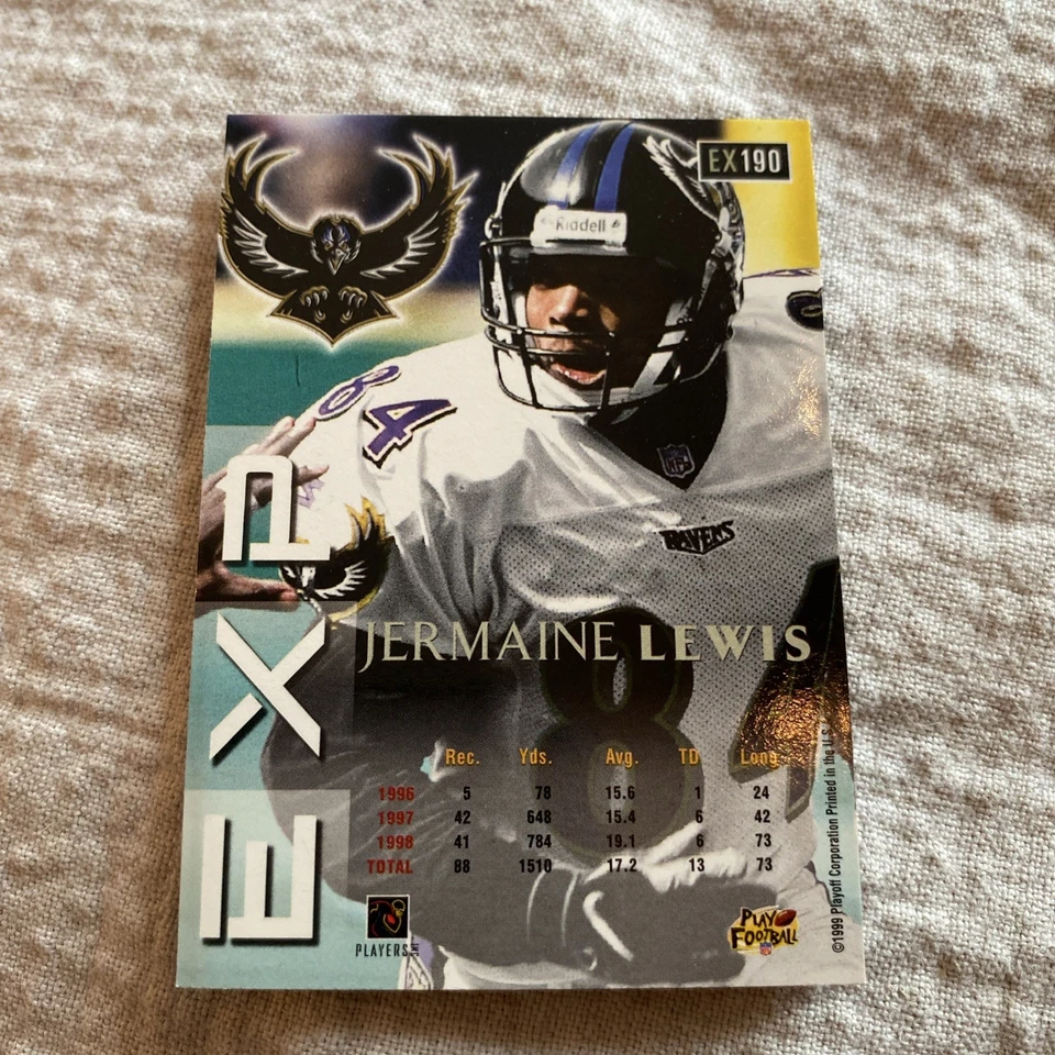 1999 Playoff Prestige EXP - Jermaine Lewis #EX190 - Image 2 of 2