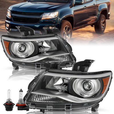 Projector Headlight Assembly for 2015-2022 Chevy Colorado Halogen OE Style Repla