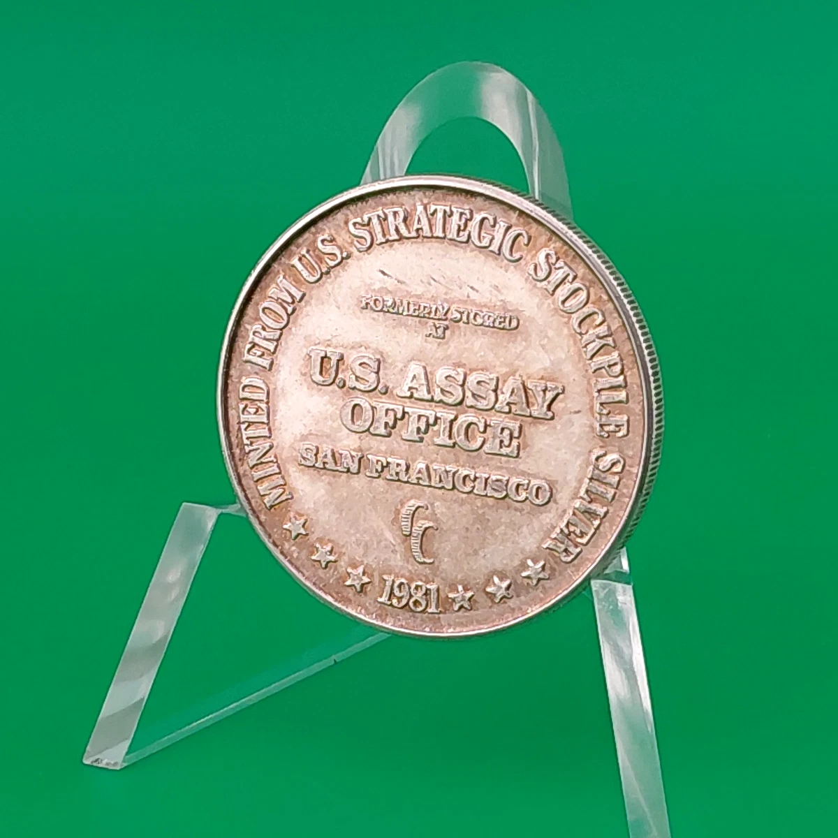 Silver Bullion 1 oz Precious Metal Content per Unit 1981 for sale