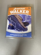 NEW Yaktrax Walker Walk Winter Traction Cleats for Snow Ice Black Size Small