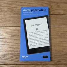 Kindle Paperwhite Signature Edition 32 GB 6.8  display black BRAND NEW