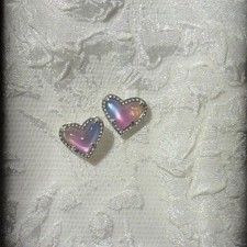 Kendra Scott Multicolor Heart Stud Earrings