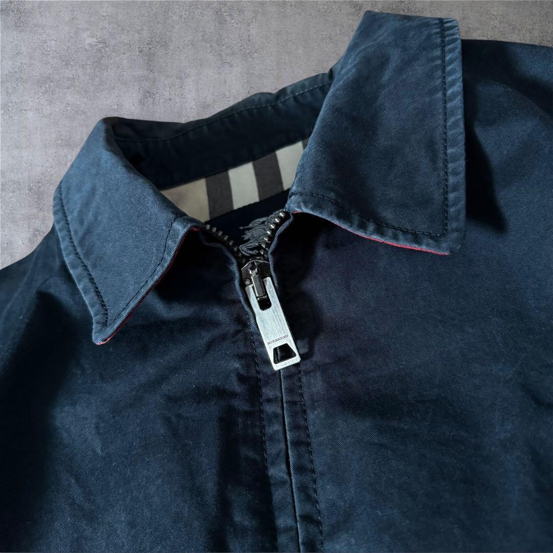 Burberry London Short Harrington Jacket Logo Cotton Size L For Men thumbnail 24