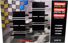 Carrera of America Digital/Evolution 1/4 Straight Track, 2-Pieces in a Box