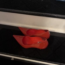 Red Patent Leather Classic Pumps 37/6.5