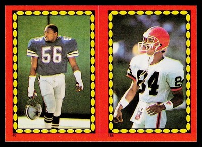 Eugene Lockhart / Webster Slaughter, 1988 Topps Stickers, #40 / 186, ,