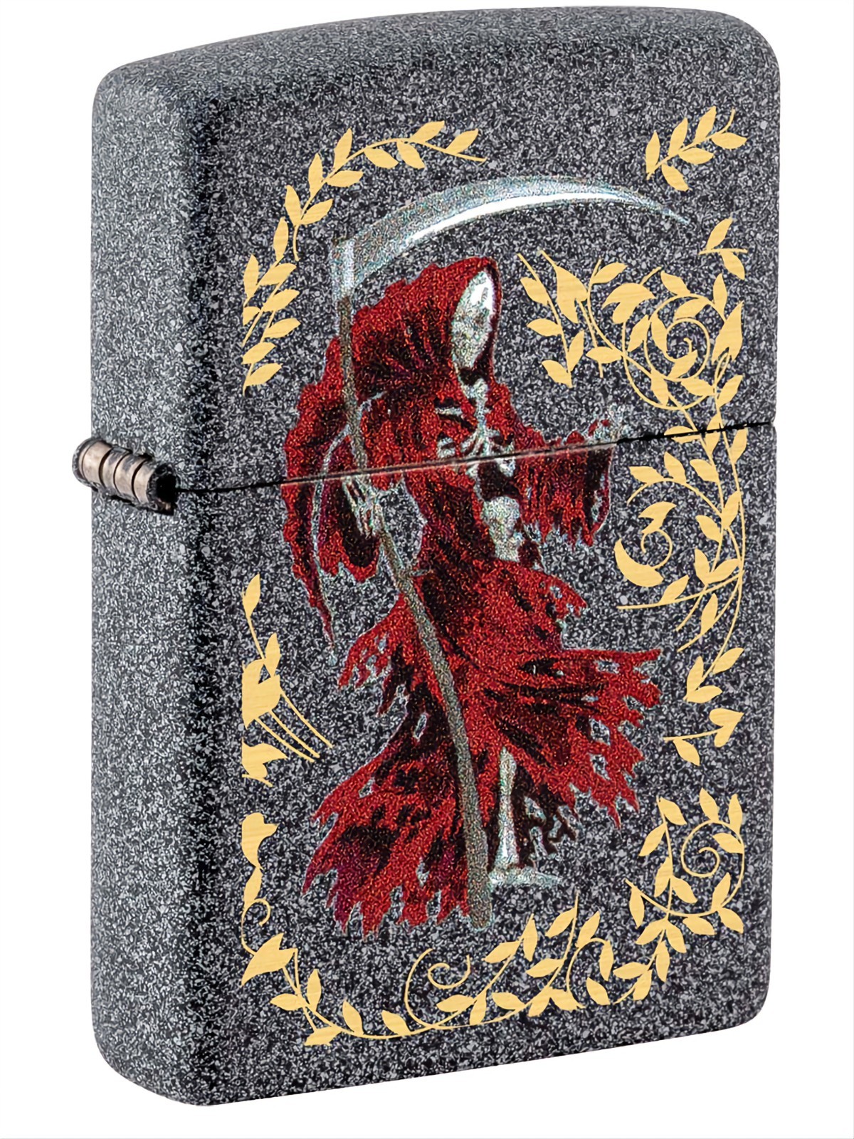 Iron Stone Case Rare Skelton Lighter Zippo