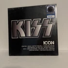 KISS ICON Walmart Exclusive Silver Black Splatter Vinyl Brand New Sealed