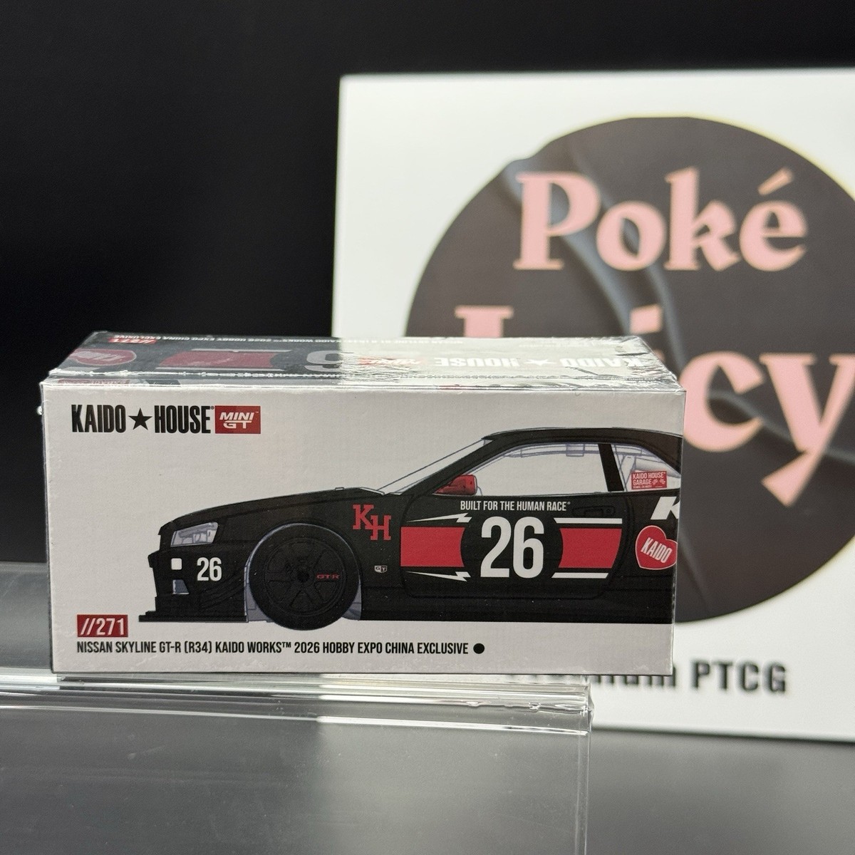 KAIDO HOUSE MINI GT KHMG271 Gtr R34 Black/Red 2026 HEC Limited