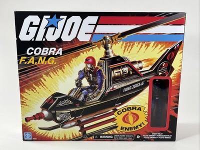 GI Joe Retro Collection Cobra F.A.N.G. Copter & Pilot Exclusive 3.75 in
