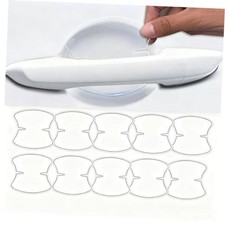 -Pack Car Door Handle Protector Film, Clear Anti-Scratch Door Bowl Guards, 10