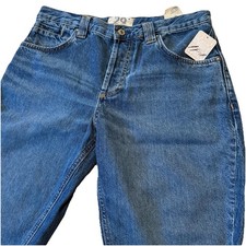 Free People sz 29 We the Free CRVY Siren Button Fly Blue Jeans NWT $78 Curvy New