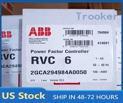1PCS New ABB RVC-6 RVC6-1/5A Power Factor Controller In Box Brand