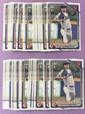 (50) 2024 Bowman Draft Jonathan Santucci Rookie #BD-65 Lot New York Mets 1st RC