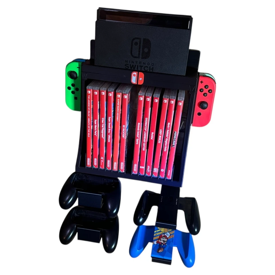 Switch Games Organizer Station Charging Dock Game Card & Controller Storage - Image 4 of 4