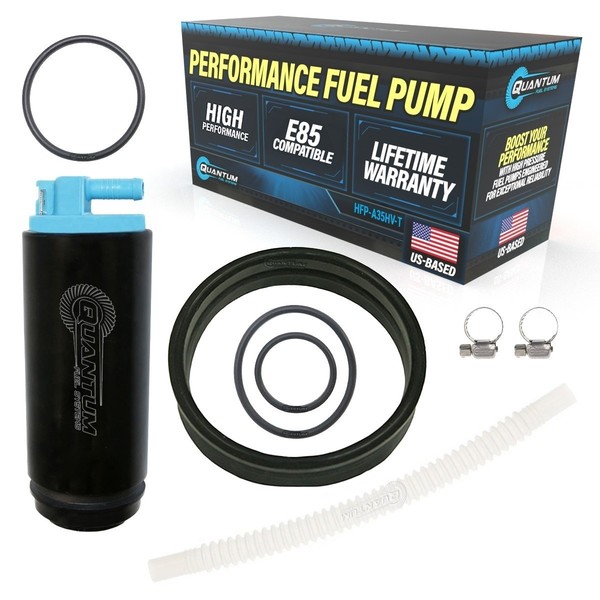 QFS Kraftstoffpumpe Im Tank 1996-2013 Audi A3 TT 1.8L 265LPH + Tankdichtung-image