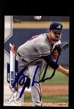 Signed Baseball Card Auto Bryse Wilson 2020 Topps #U-171 Atlanta Braves