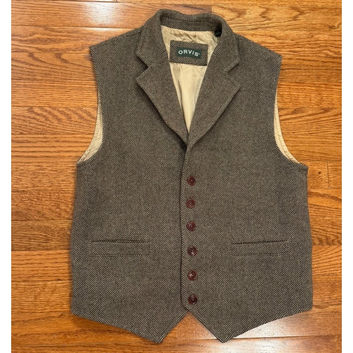 Orvis Vest Coats, Jackets & Vests Wool Outer Shell for Men for