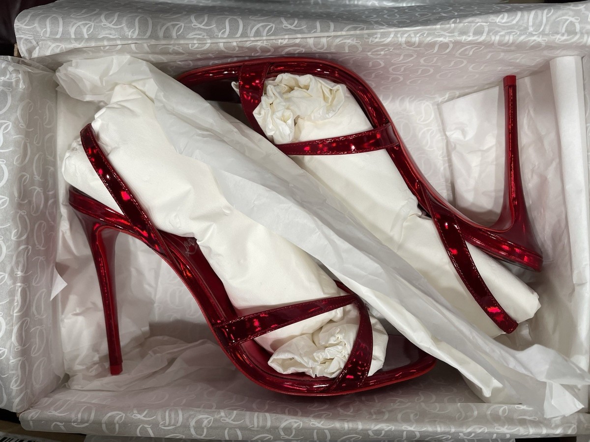 Louboutin White Christian Louboutin Slingback Shoes Christian