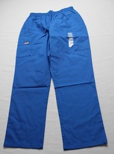 Cherokee Workwear Women's Petite Elastic Waist Scrub Pants EJ3 Royal Small NWT