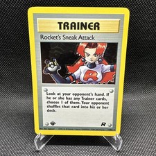 Rocket's Sneak Attack - 16/82 - Pokemon Team Rocket 1st Edition Holo Rare NM on eBay