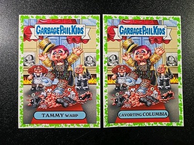 SP Green Rocky Horror Picture Show Time Warp Spoof 2019 Garbage Pail Kids 2 Card