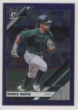 2019 Panini Donruss Optic Purple Stars Prizm 74/125 Khris Davis #169 6b6