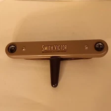 SMITH-VICTOR PORTABLE MOVIE / CAMERA Double BULB LIGHT WORKS / WOOD HANDLE