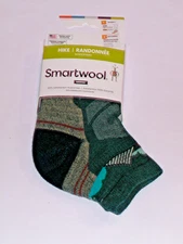 SmartWool Hike Clear Canyon Pattern Light Ankle Socks Women's LG - Twilight Blue