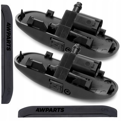 Nebelwaschdüsen für Audi A4 B6 B7 B8 A5 A6 C6 C7 A8 Q5 Q7 + Adapter