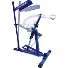 Slugger Blue Flame Baseball & Softball Pitching Machine Training Equipment