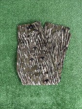 Vintage USA Made Cabelas Cargo Pants Baggy Realtree Trebark Camo Size Med Long