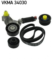 Satz Von Gerippten Keilriemen SKF Vkma 34030 FüR OE 062 145 933 - 062 145 933