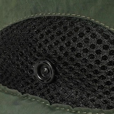Herren Sonnenhut Großkrempig Faltbar Atmungsaktiv UV-Schutz Für Outdoor Reise