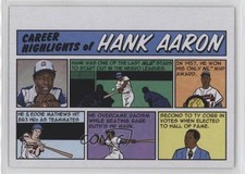 2022 Topps Heritage 1973 Topps Comics Hank Aaron #73TC-22 HOF 0q3