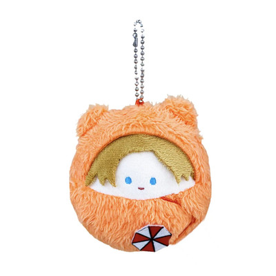 10cm Resident Evil Leon S. Kennedy Plush Toy Soft Stuffed Keychain Gift